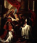 Unknown Holy Communion of St Teresa of Avila by Claudio Coello painting